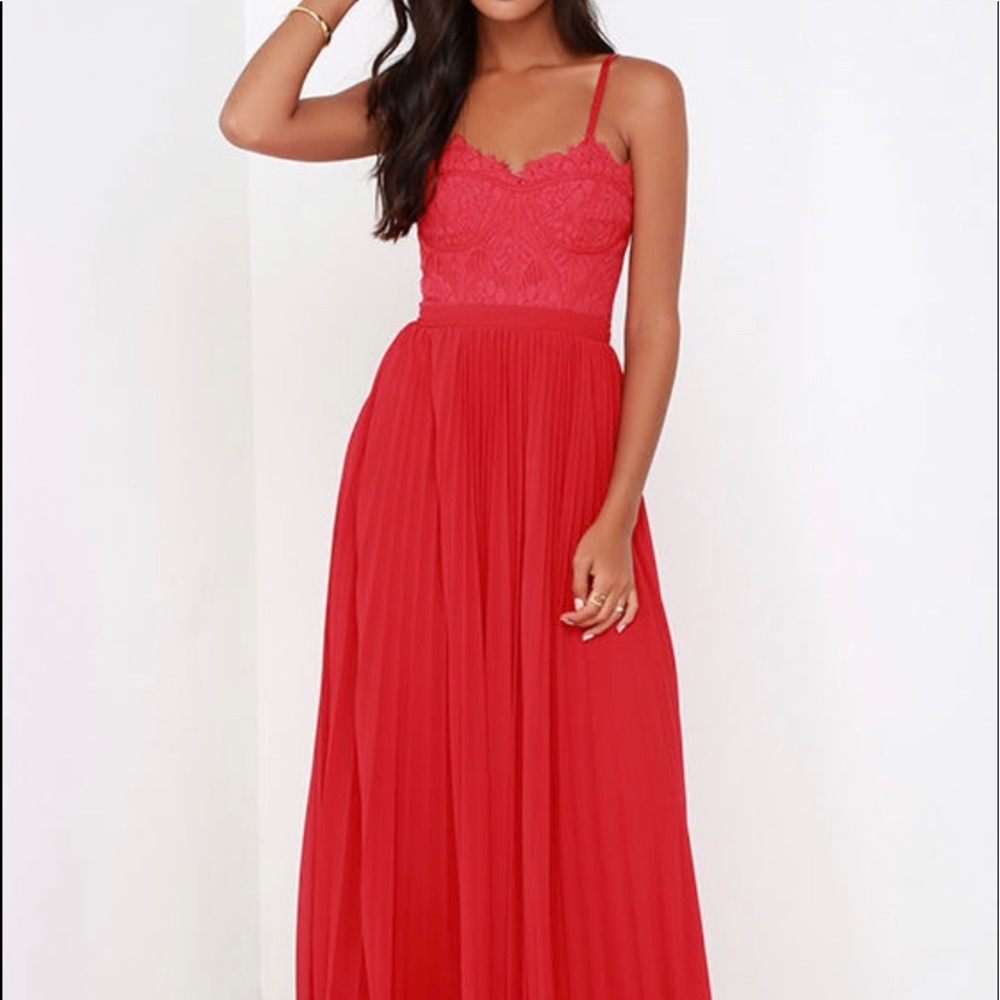 Red Prom Dress - Picture 7 of 8